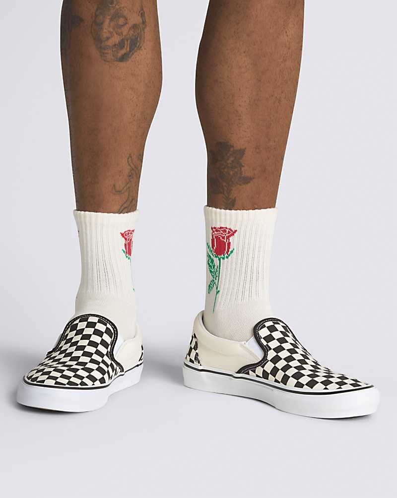 Vans Rose Thorn Crew Socken Herren Weiß | Österreich GSBIVH316