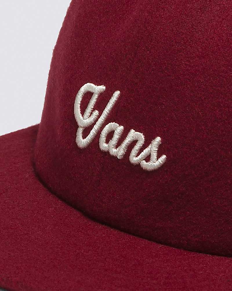 Vans Script Jockey Hüte Herren Rot | Österreich ZFKDJN857