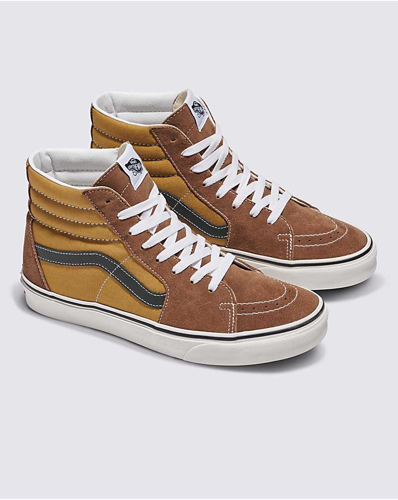 Vans Sk8-Hi Canvas Wildleder Schuhe Herren Braun | Österreich HIEMKD074