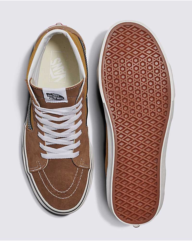 Vans Sk8-Hi Canvas Wildleder Schuhe Herren Braun | Österreich HIEMKD074