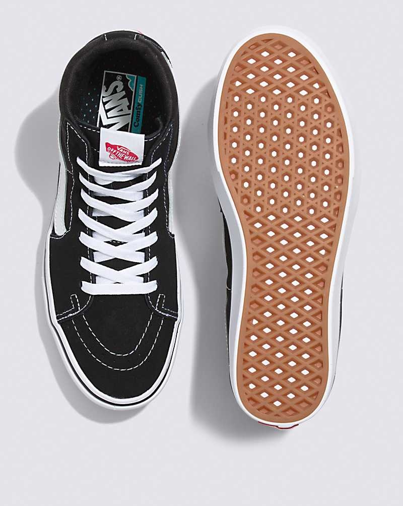 Vans Sk8-Hi ComfyCush Schuhe Herren Schwarz Weiß | Österreich ZFMOHU473