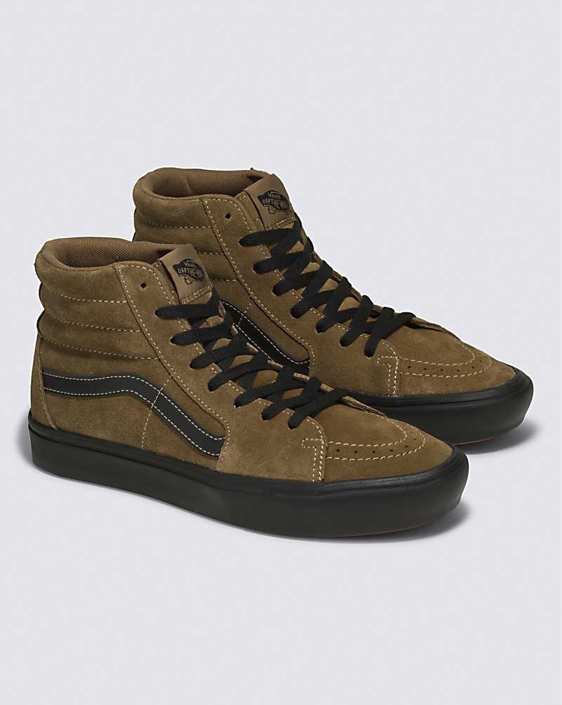 Vans Sk8-Hi ComfyCush Wildleder Schuhe Damen Braun | Österreich GERUZF782