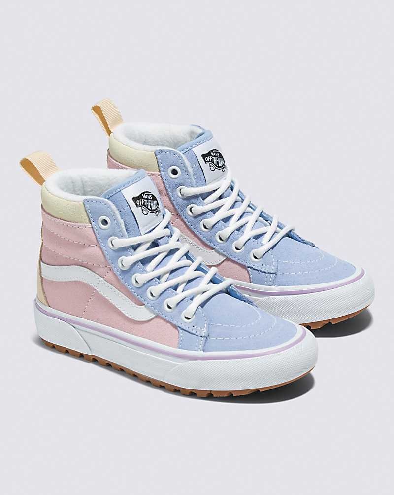 Vans Sk8-Hi MTE-1 Schuhe Kinder Blau Rosa | Österreich ACRDVS254