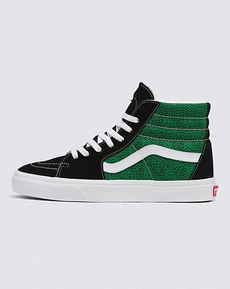 Vans Sk8-Hi Schuhe Damen Schwarz Grün | Österreich PNTEQL468