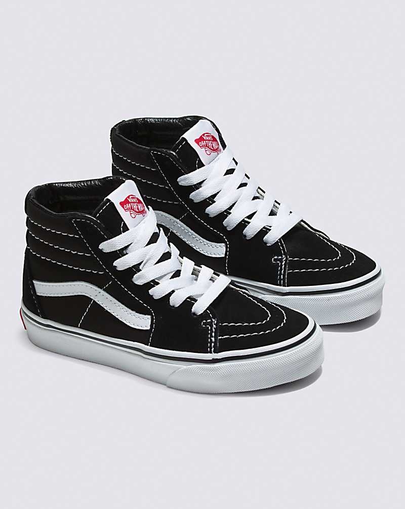 Vans Sk8-Hi Schuhe Kinder Schwarz Weiß | Österreich XCZNJA016