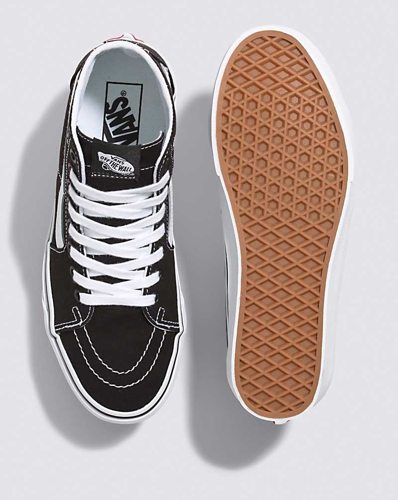 Vans Sk8-Hi Tapered Canvas Schuhe Herren Schwarz Weiß | Österreich TEPUWQ640