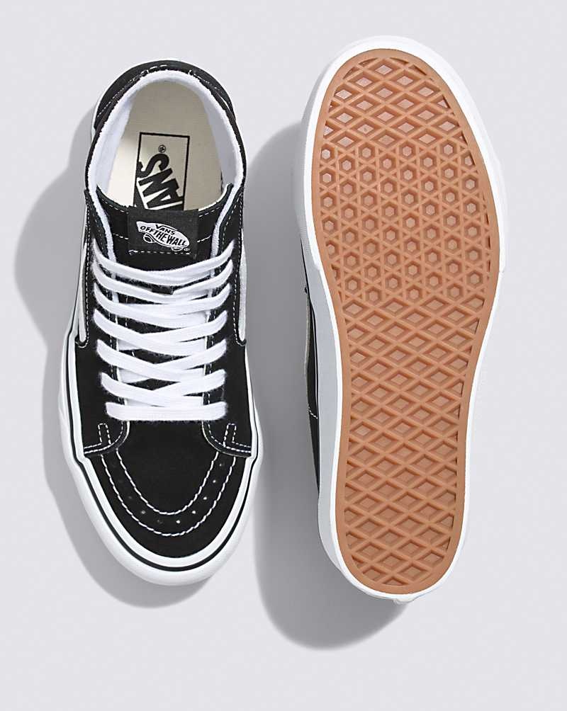 Vans Sk8-Hi Tapered Stackform Schuhe Damen Schwarz Weiß | Österreich MBPDHN804