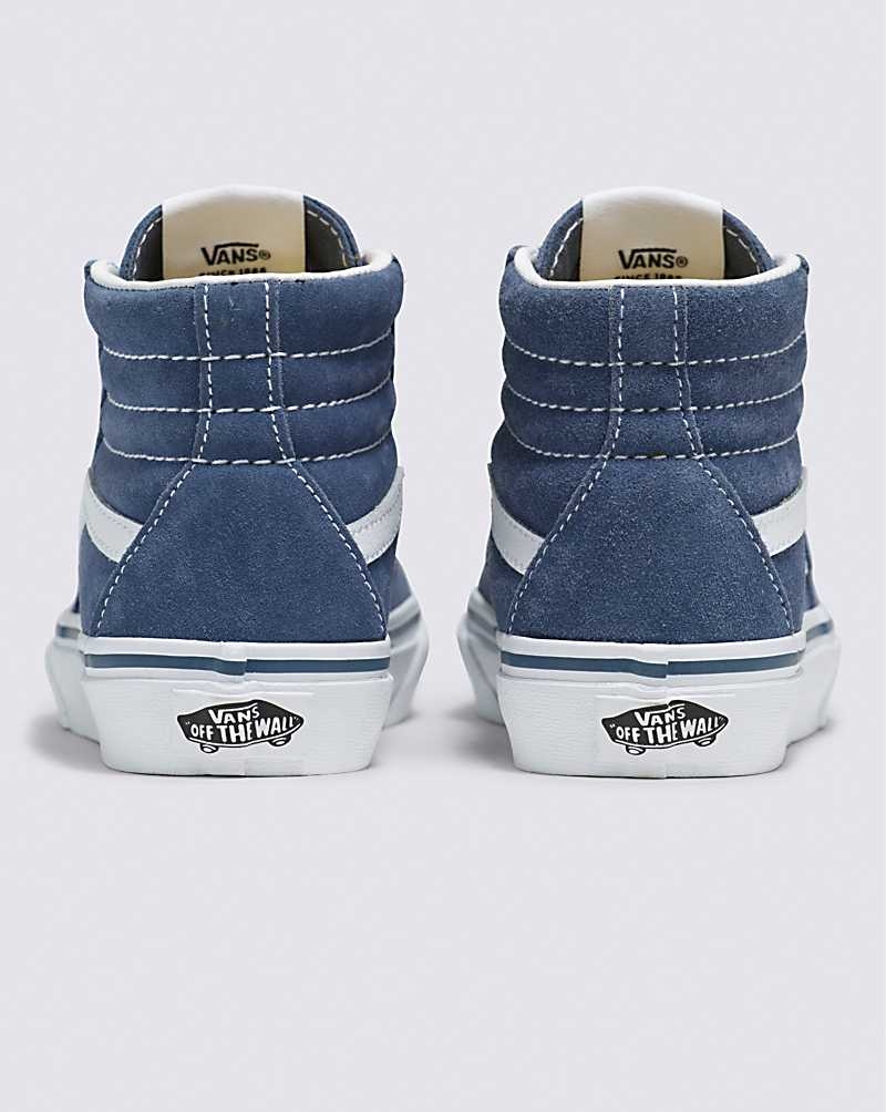 Vans Sk8-Hi Wildleder Schuhe Kinder Indigo | Österreich BCVGWL729