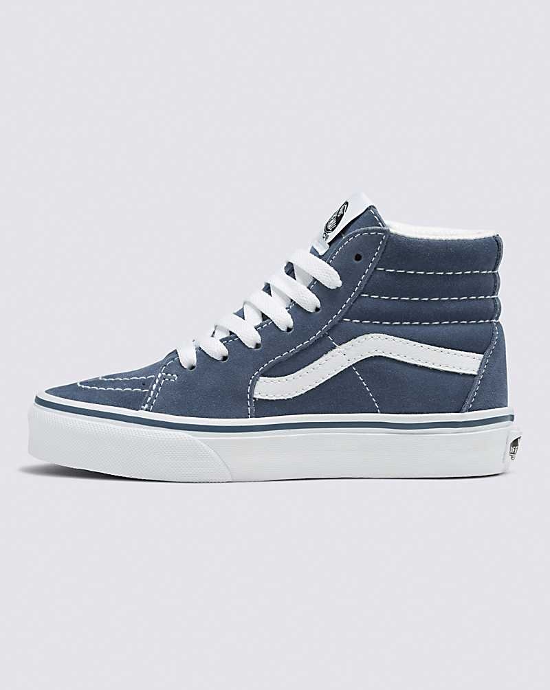 Vans Sk8-Hi Wildleder Schuhe Kinder Indigo | Österreich BCVGWL729