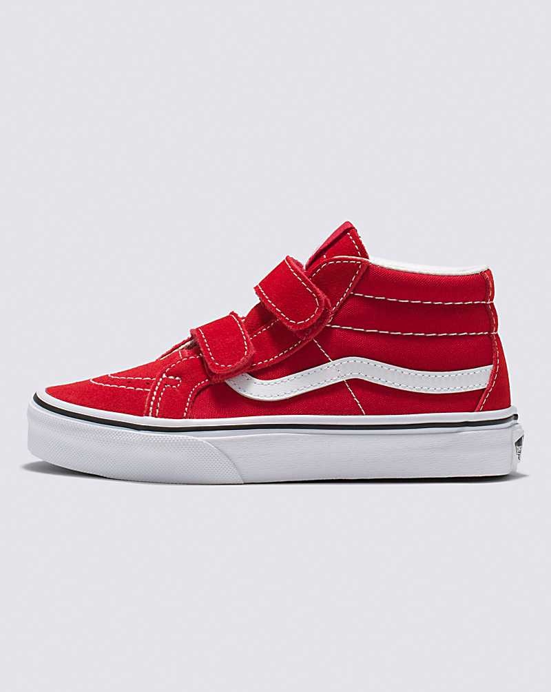 Vans Sk8-Mid Reissue V Schuhe Kinder Rot Weiß | Österreich JZYRNX250