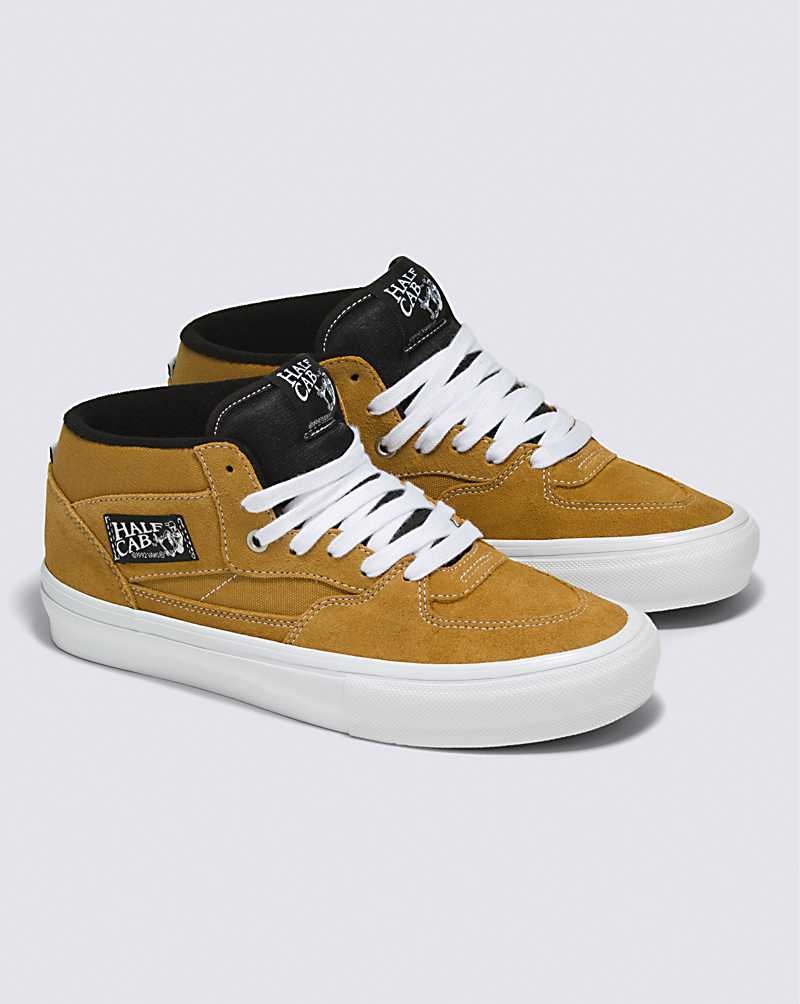 Vans Skate Half Cab Skateschuhe Herren Gold | Österreich RSCVNY498