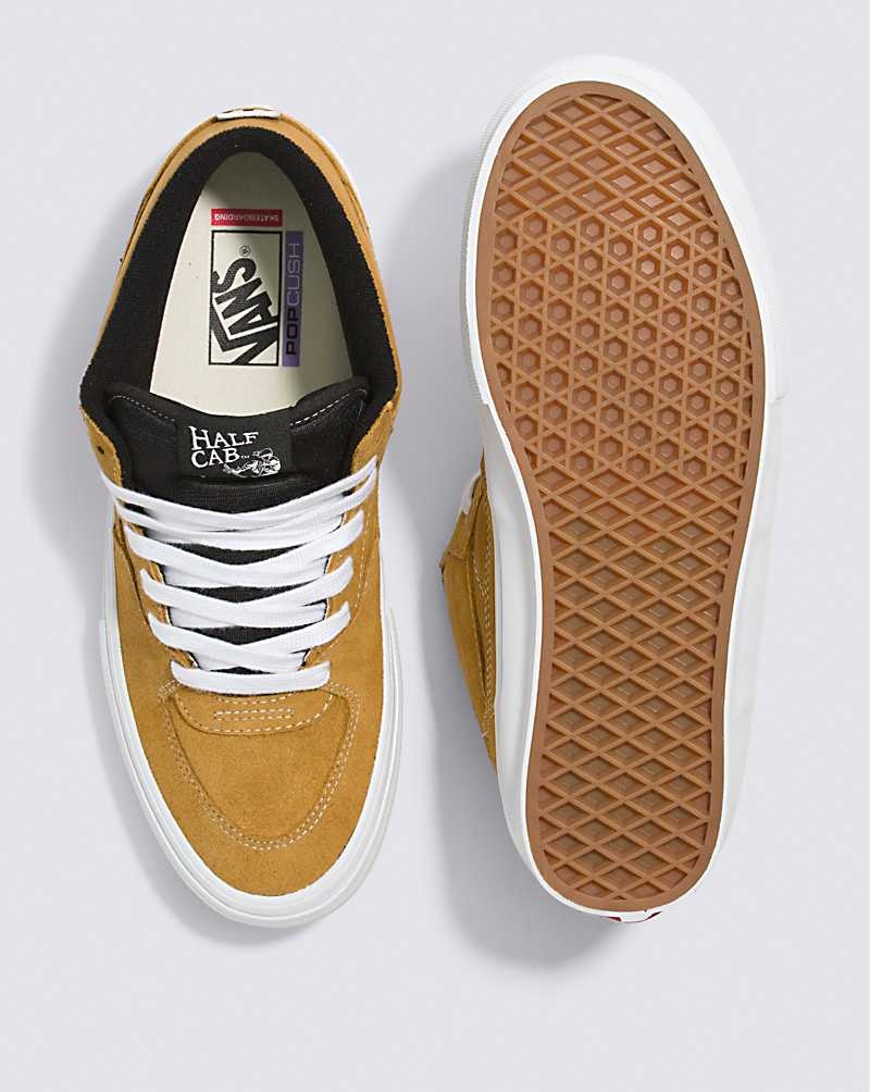 Vans Skate Half Cab Skateschuhe Herren Gold | Österreich RSCVNY498