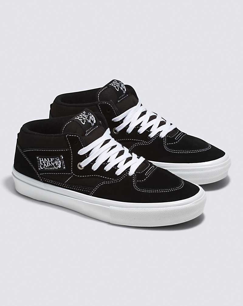 Vans Skate Half Cab Skateschuhe Herren Schwarz Weiß | Österreich ATVNPU729