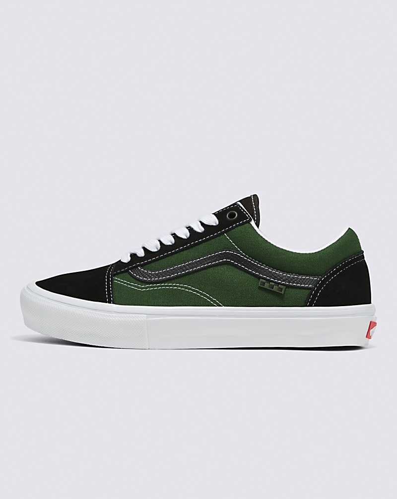 Vans Skate Old Skool Safari Skateschuhe Herren Schwarz Grün | Österreich TPUHSI852