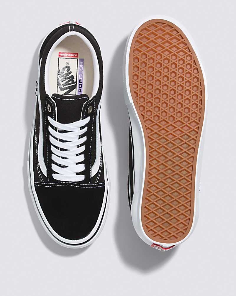 Vans Skate Old Skool Skateschuhe Herren Schwarz Weiß | Österreich TYZMVE820