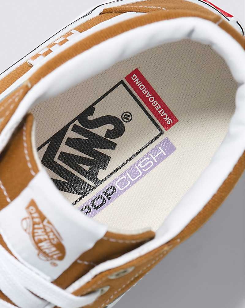 Vans Skate Sk8-Hi Skateschuhe Damen Braun | Österreich HXIGWQ463