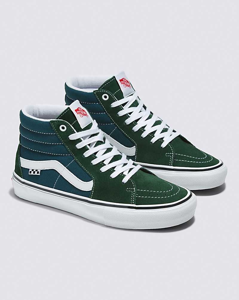 Vans Skate Sk8-Hi Skateschuhe Damen Grün | Österreich MQNYZX518