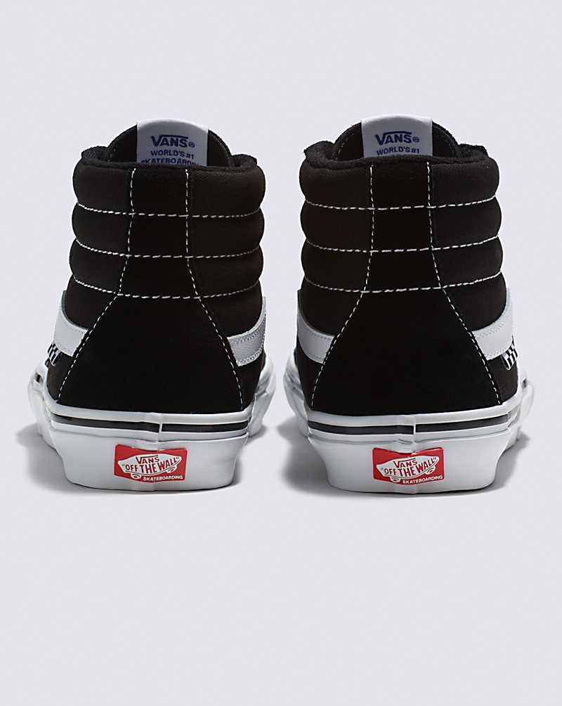 Vans Skate Sk8-Hi Skateschuhe Damen Schwarz Weiß | Österreich AJZYPU975