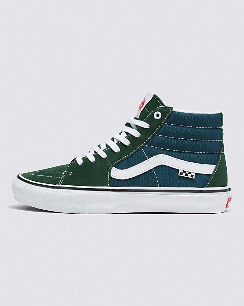 Vans Skate Sk8-Hi Skateschuhe Herren Grün | Österreich TWDPOK293