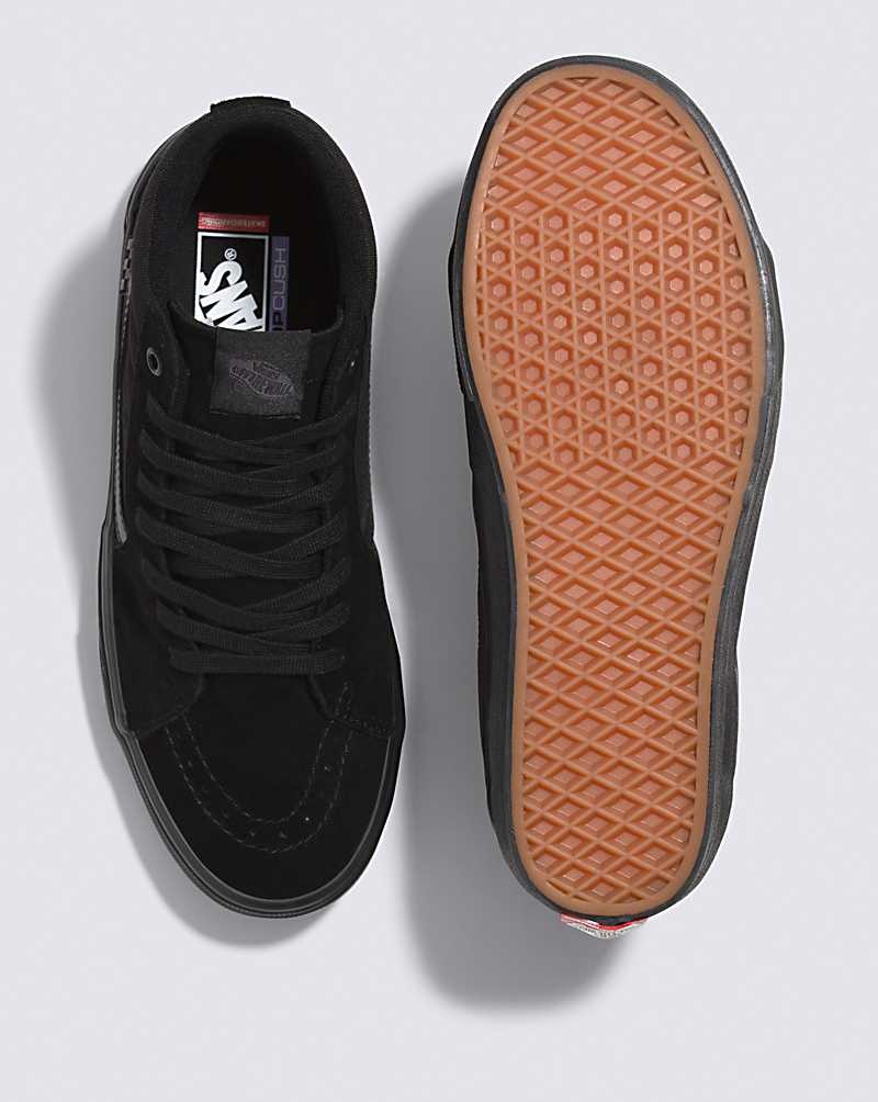 Vans Skate Sk8-Hi Skateschuhe Herren Schwarz | Österreich UGZTVY215