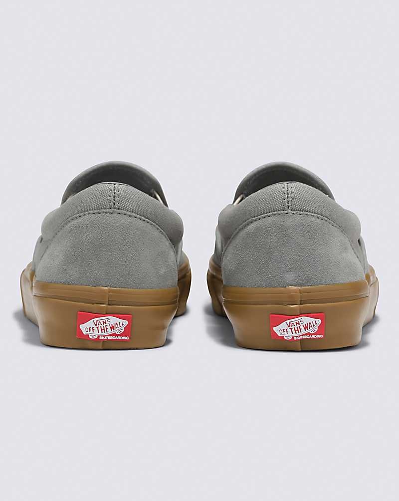 Vans Skate Slip-On Skateschuhe Herren Grau | Österreich SUZJCD624