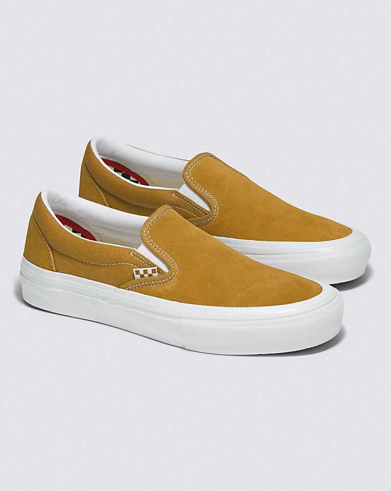 Vans Skate Slip-On Wrapped Skateschuhe Damen Gold | Österreich YVOJNE084