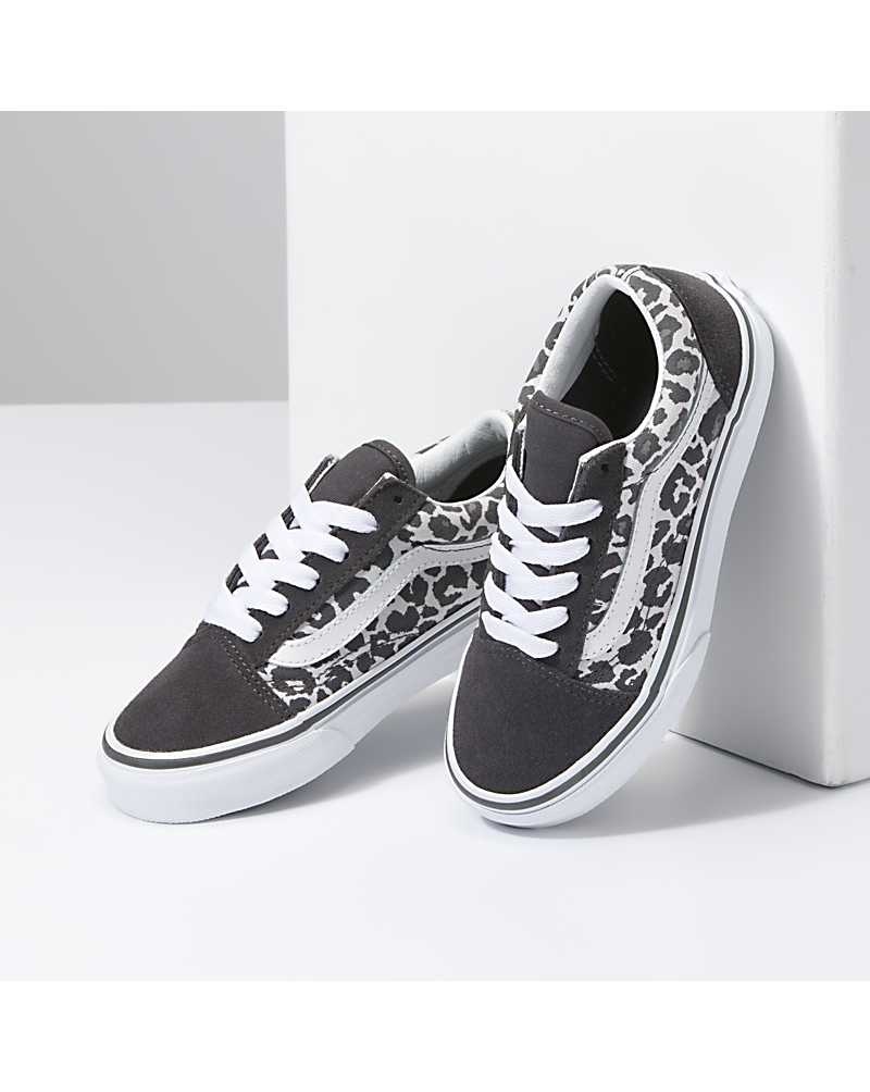 Vans Snow Leopard Old Skool Schuhe Kinder Grau | Österreich NRIHCS806