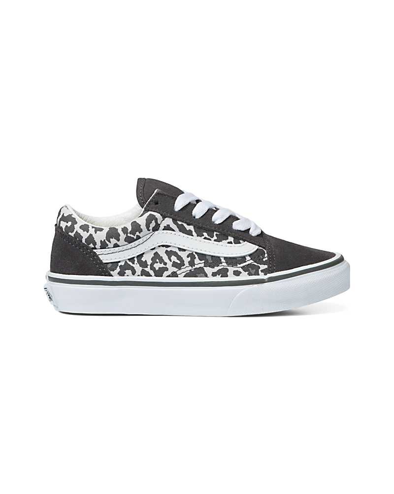 Vans Snow Leopard Old Skool Schuhe Kinder Grau | Österreich NRIHCS806