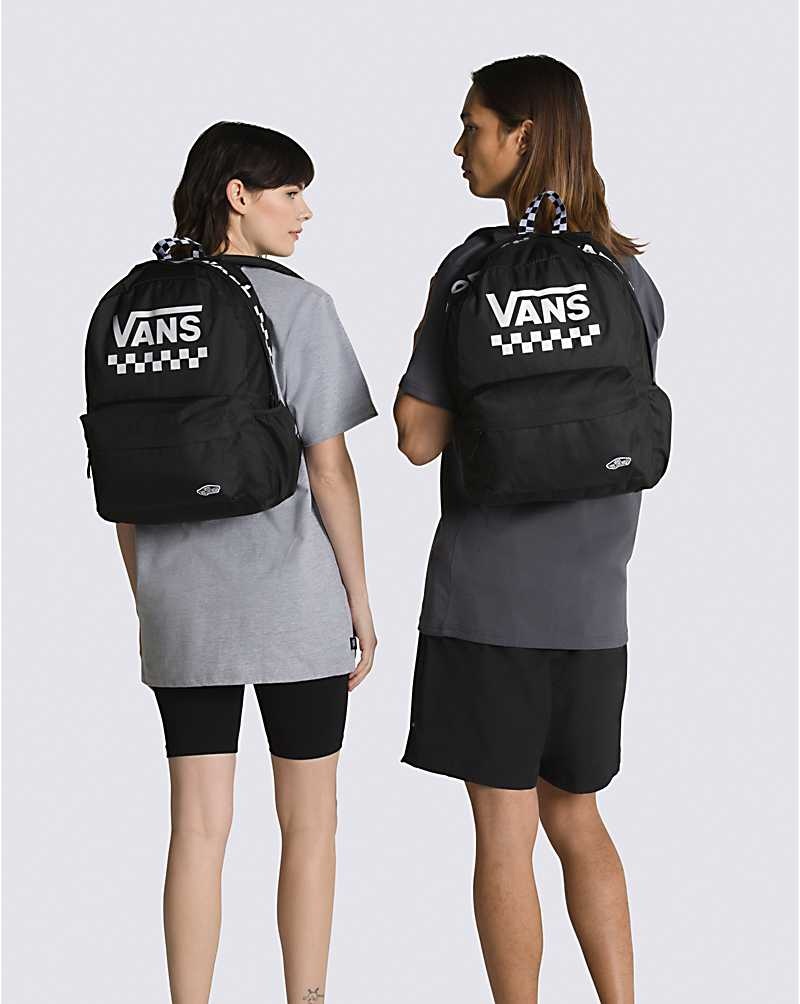 Vans Street Sport Realm Rucksack Damen Schwarz | Österreich ZHBMRP564