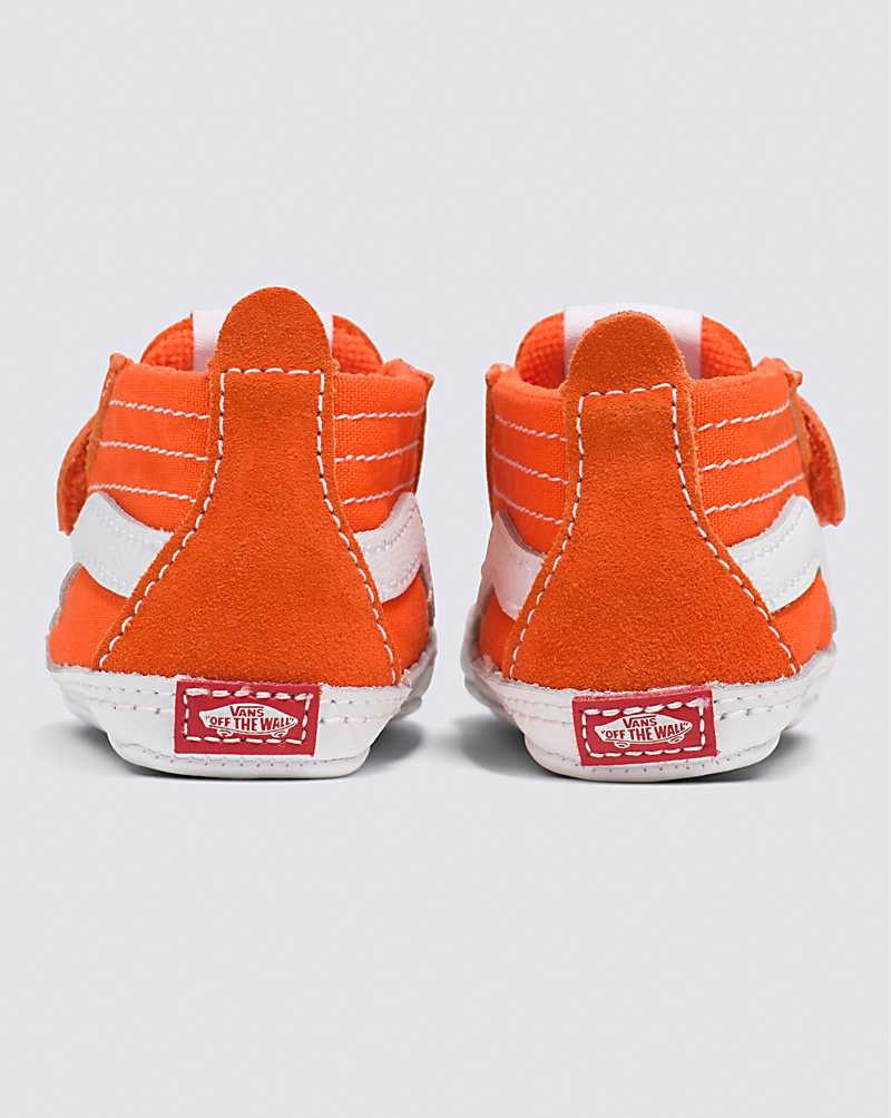 Vans Säugling Sk8-Hi Crib Schuhe Kinder Rot Orange | Österreich KMOETP190