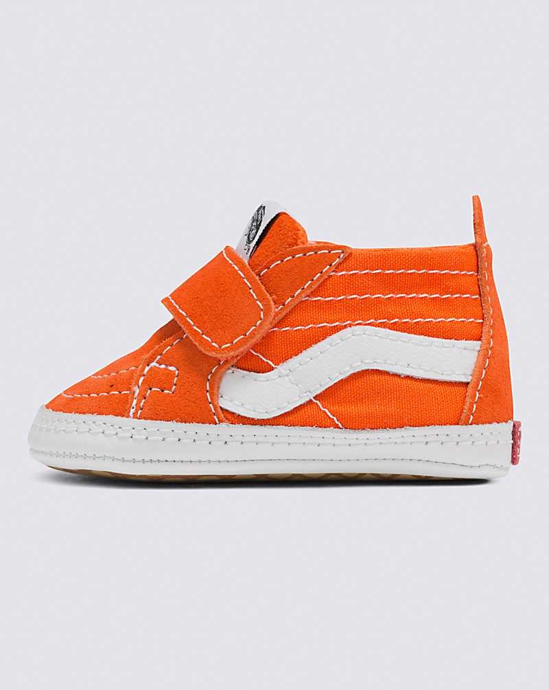 Vans Säugling Sk8-Hi Crib Schuhe Kinder Rot Orange | Österreich KMOETP190