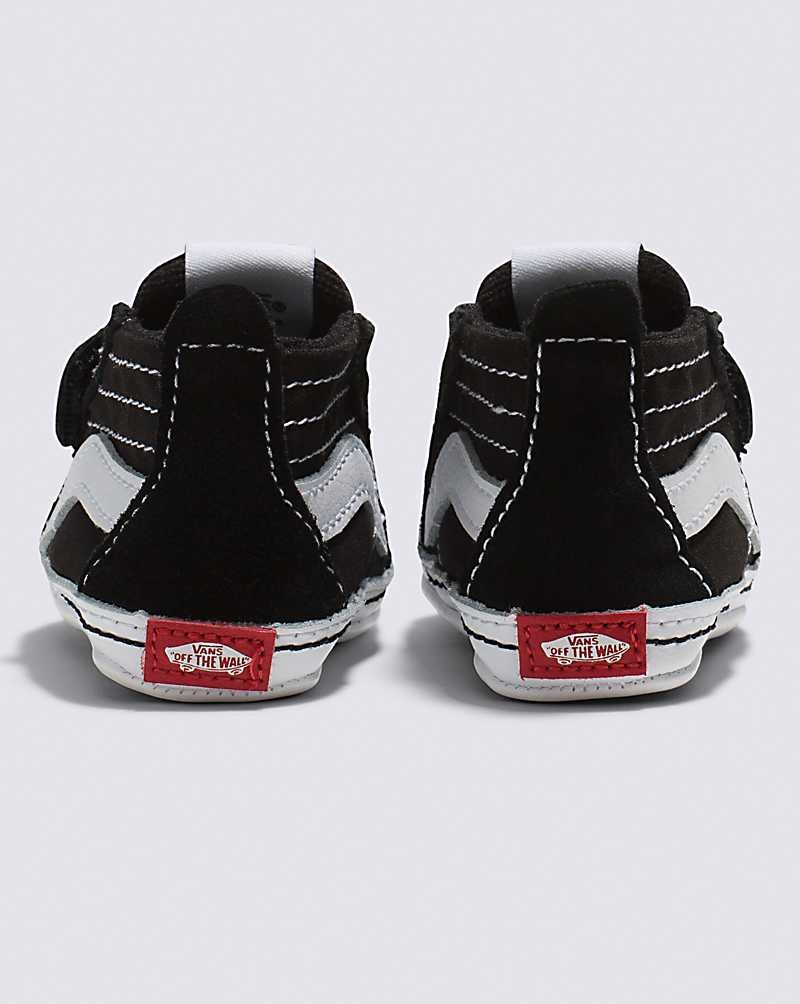 Vans Säugling Sk8-Hi Crib Schuhe Kinder Schwarz Weiß | Österreich QNGJKI193