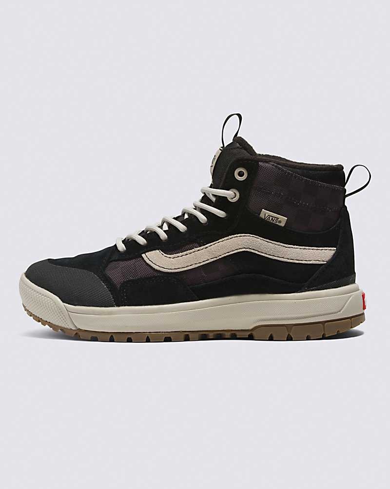 Vans Tonal Checkerboard UltraRange EXO Hi MTE-1 Schuhe Damen Schwarz | Österreich BXEAKQ468