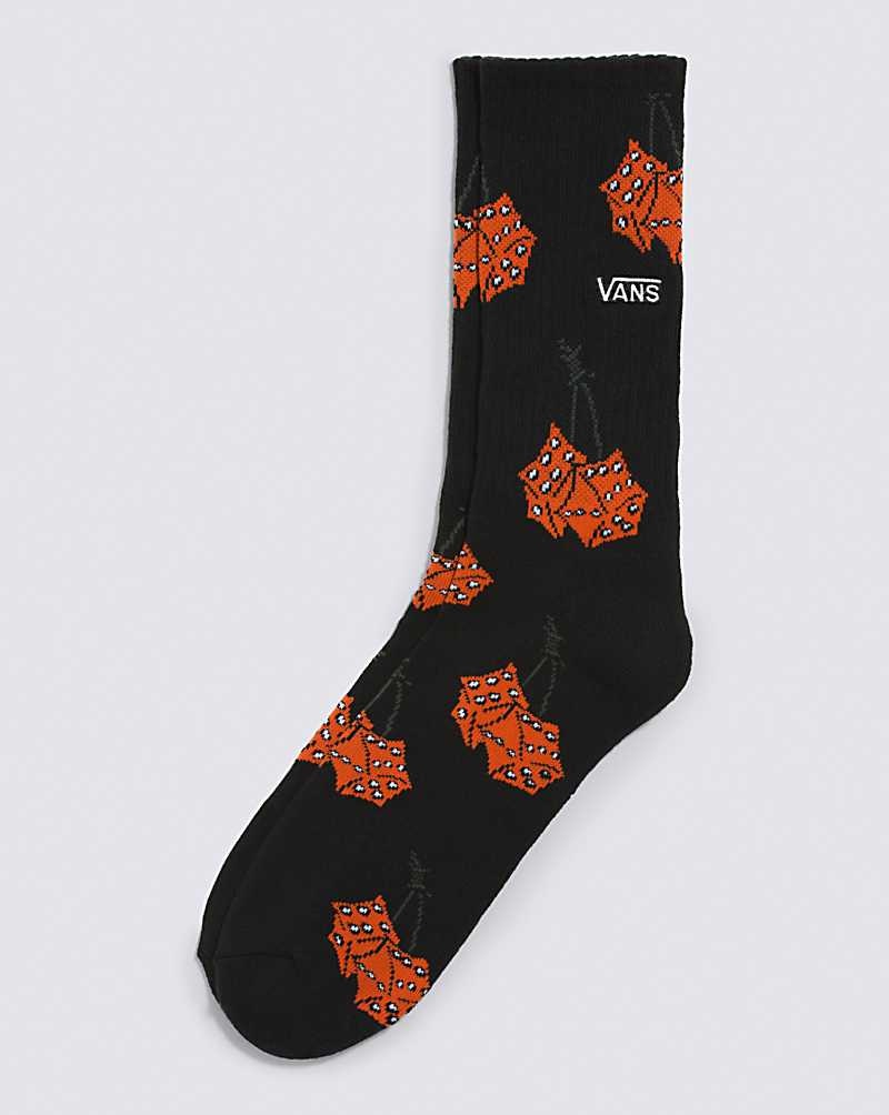 Vans Winding Straßen Crew Socken Herren Schwarz | Österreich NIPQRT673