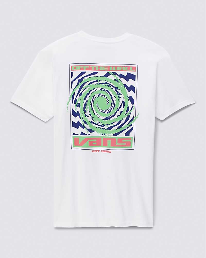 Vans Wormhole Warped T-Shirt Herren Weiß | Österreich UNJGSK980