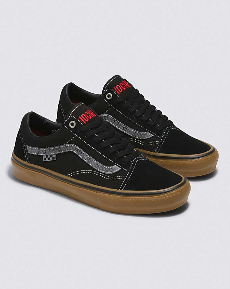 Vans X Hockey Skate Old Skool Skateschuhe Damen Schwarz | Österreich CFPXMD587