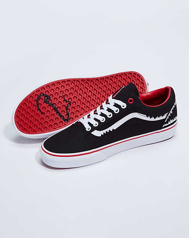 Vans X Saving Our Sharks Old Skool Schuhe Herren Rot | Österreich CERTJO489